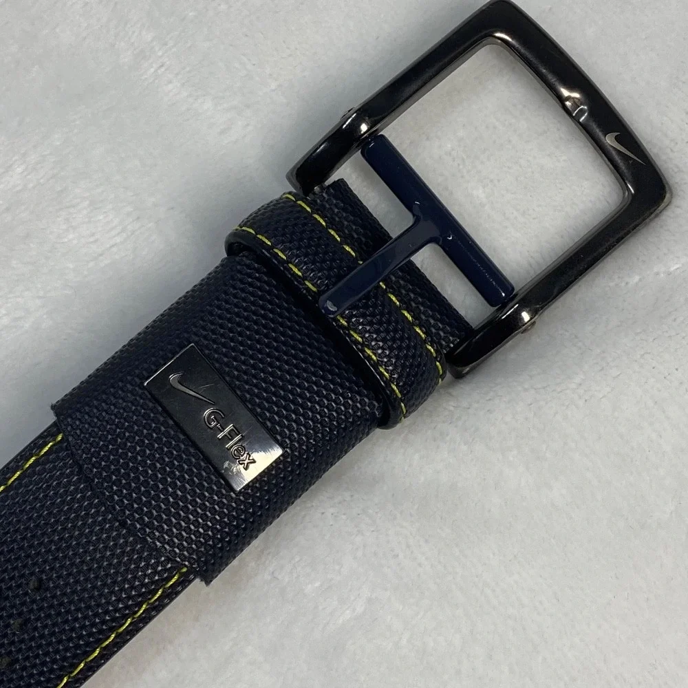 Nike G-Flex Golf Belt Adjustable Textured Casual Everyday Black Buckle 39